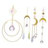 Crystal and Alloy Prism Hanging Decoration view 1