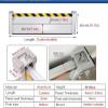 Generic Aluminum Flood Barrier, Removable and Reusable, 130 × 60 cm view 4