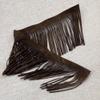Anevous 1 m x 10 cm Blue Suede Tassel Fringe Trim view 2