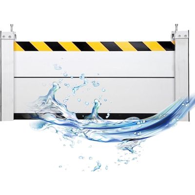 Removable Temporary Aluminum Flood Barrier, 150 × 80 cm