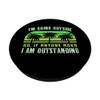 Dad Joke Wun I'm Outstanding Funny Outdoor Dad Adhesive PopGrip view 2