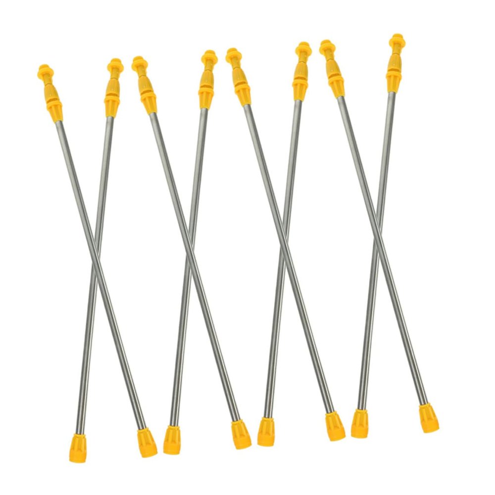 Happyyami 8-Piece Stainless Steel Telescopic Spray Wands, Adjustable from 45 cm to 80 cm, Space-Saving Design for Orchards and Agricultural Spraying