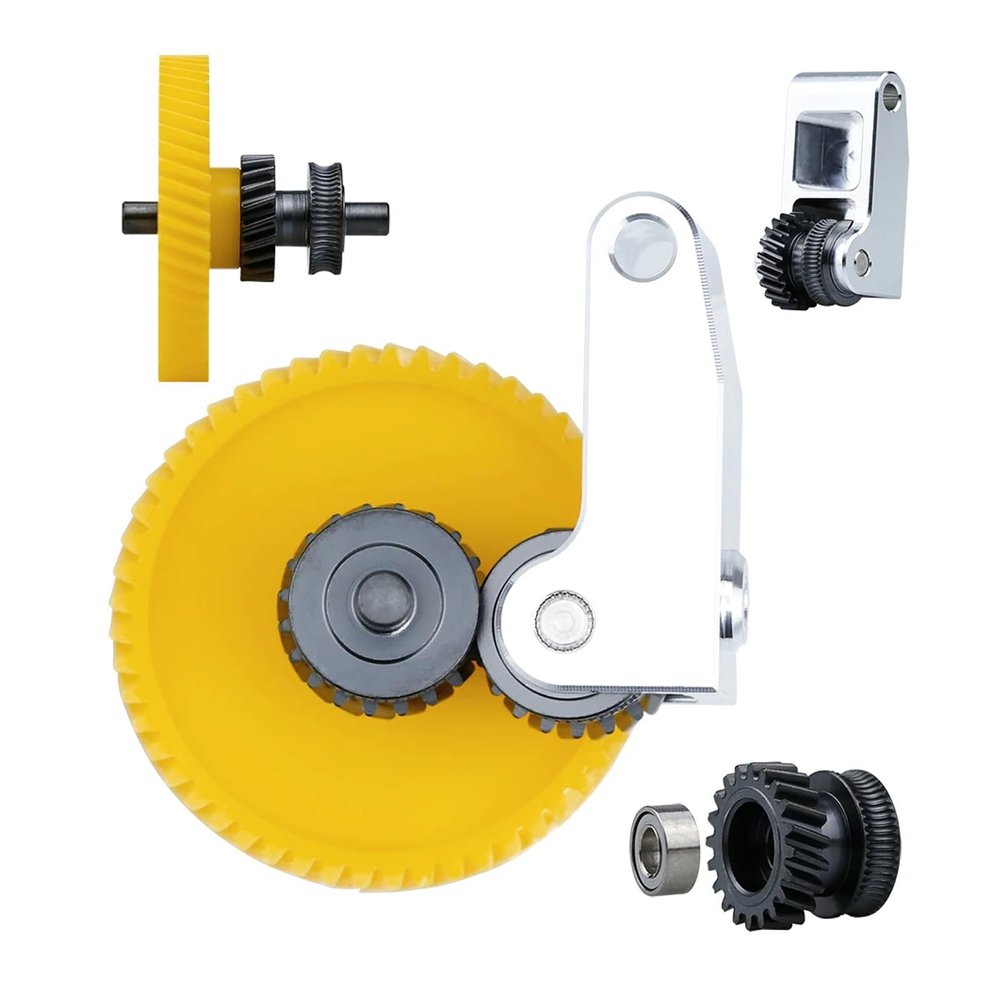 Upgraded Hardened Steel Extruder Gear Set for P1P