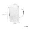 Gatuida 2-Piece Glass Beaker Set with Handle and Pouring Aid view 2