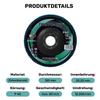 Flap Discs 125 mm Grit 40, 10-Pack, Blue, for Metal, Steel & Wood view 2