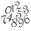 Gogogmee Modern, Easy-to-Read Acrylic House Numbers, 10-Piece Set, Self-Adhesive, Elegant Black Design for Doors and Mailboxes view 1