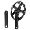 Tbest Hollow Integrated Crankset, 144 mm, 48T, BCD 144 mm, Black view 1