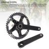 Tbest Hollow Integrated Crankset, 144 mm, 48T, BCD 144 mm, Black view 2