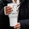 Mr. & Mrs. Panda Personalized XXL Insulated Travel Mug, Unicorn Secretary view 2
