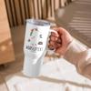 Mr. & Mrs. Panda Personalized XXL Insulated Travel Mug, Unicorn Secretary view 3