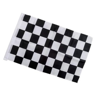 Washable Polyester Checkered Racing Flag, Small