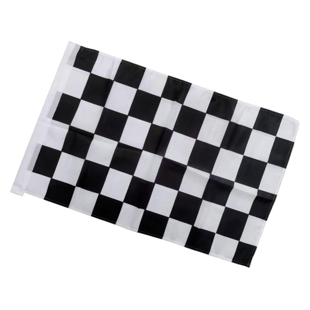 Washable Polyester Checkered Racing Flag, Small