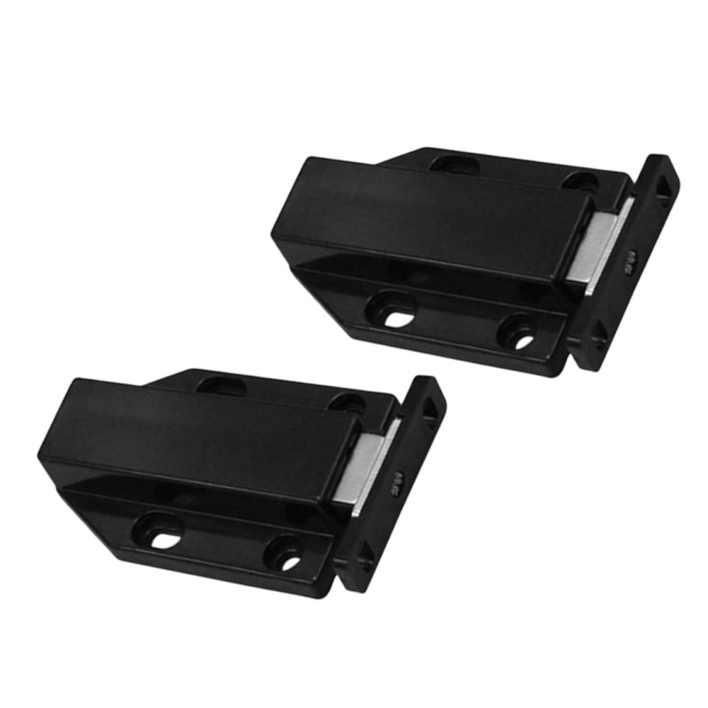 KONTONTY 2-Pack Heavy-Duty Magnetic Push-to-Open Latches for Cabinets, Stainless Steel
