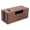 Wooden Cable Management Box and Organizer view 1