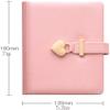REIFOR B6 Locking Diary with Heart-Shaped Key Lock view 2