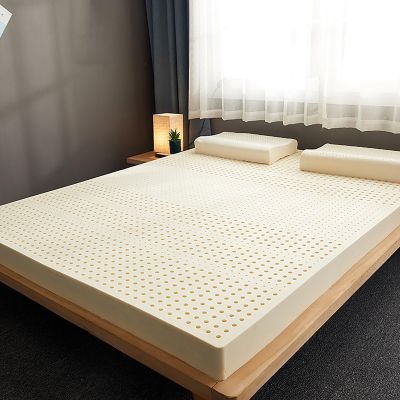 KUGGKKTP Mattress Topper, 100% Natural Latex, Organic, Breathable and Comfortable, Durable, Resists Folding, 5 cm, 90 x 200 cm