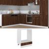 Myheimly Kitchen Base Cabinet, Oven Housing Cabinet, Brown Oak Look, 60 x 46 x 81.5 cm view 1