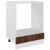 Myheimly Kitchen Base Cabinet, Oven Housing Cabinet, Brown Oak Look, 60 x 46 x 81.5 cm view 2