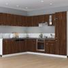 Myheimly Kitchen Base Cabinet, Oven Housing Cabinet, Brown Oak Look, 60 x 46 x 81.5 cm view 3
