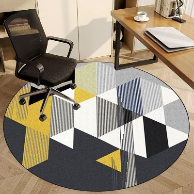 140 cm Round Gaming Chair Mat for Hard Floors and Carpet
