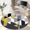 140 cm Round Gaming Chair Mat for Hard Floors and Carpet view 3