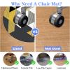 140 cm Round Gaming Chair Mat for Hard Floors and Carpet view 4