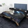 IUNTWEIE Wolf Bedding Set 135 x 200 cm, 3D Wolf Duvet Cover with Zipper and 2 Pillowcases view 4