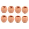 Happyyami Set of 8 Terracotta Succulent Pots for Small Plants view 1