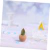 Happyyami Set of 8 Terracotta Succulent Pots for Small Plants view 4