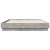Lauuoeriau Furniture Home Bed Frame Without Mattress, Concrete Gray, 140 x 190 cm view 4
