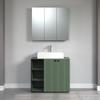 PureBliss Washbasin Vanity Cabinet, Green, W 90 x H 186 cm view 2