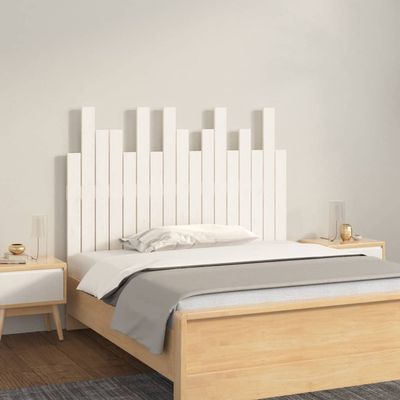 CFODOJ Home-Wall White Pine Wood Headboard, 108 x 3 x 80 cm