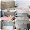UWOBTN Padded Headboard Cover, 220 cm/86.6 in, Color 1 view 2