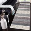 Siunwdiy Moroccan Runner Rug, Non-Slip, Brown and Gray, Washable, 60 x 100 cm view 1