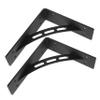2-Pack Metal Heavy-Duty Wall Shelf Brackets for Office and Bathroom view 1