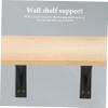2-Pack Metal Heavy-Duty Wall Shelf Brackets for Office and Bathroom view 3