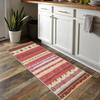 Siunwdiy Moroccan Runner Rug, Non-Slip, Pink and Red, Washable, 110 x 120 cm view 2