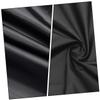 Black Square Oxford Fabric Sandbox Cover with Drawstring view 4