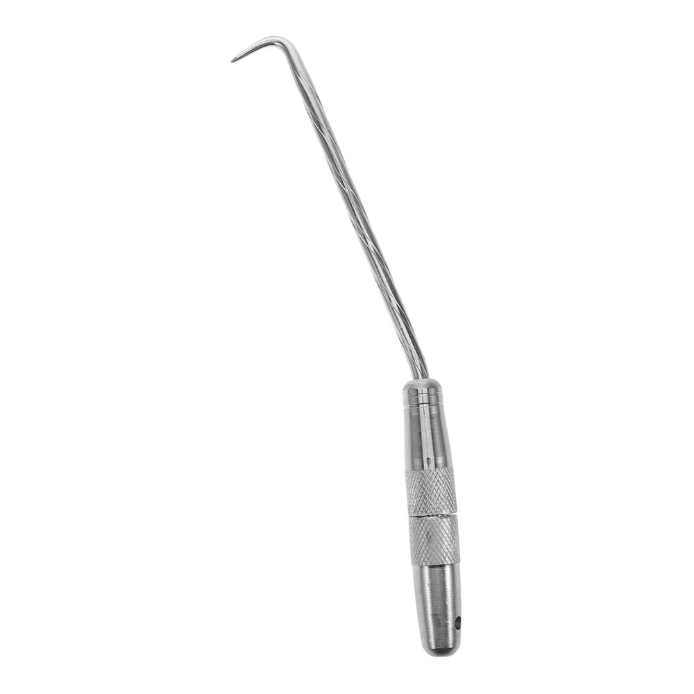MUCKLILY Heavy-Duty Iron Manhole Hook, Silver