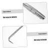 MUCKLILY Heavy-Duty Iron Manhole Hook, Silver view 3
