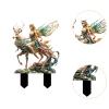 MagiDeal Charming Gardens Elf and Deer Garden Stake view 3
