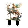 MagiDeal Charming Gardens Elf and Deer Garden Stake view 4