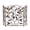 3-Piece Freestanding Fireplace Screen, Wrought Iron view 1