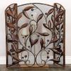 3-Piece Freestanding Fireplace Screen, Wrought Iron view 3