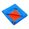 Waterproof Tarp with Grommets, 2 m x 3 m, 140 g/m² Polyester Fabric, Multifunctional, Blue, 6 x 6 m view 1