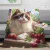 DCABEIOOE Ragdoll Cat 3D Printed Flannel Throw Blanket, 40 x 50 in (100 x 130 cm) view 2