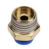 20-Piece PC4-M5 4 mm Tube Pneumatic Push-to-Connect Fittings, M Thread, Straight Push-In Connector for Fittings, Pneumatic Connector (PC4-2, 10 Pieces) view 4
