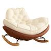 Leisure Rocking Chair for Adults and Children with Cushion view 1