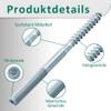 DSM M10 x 80 mm Hanger Bolt, 1 pc, Torx TX25, Galvanized view 2