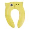 Foldable Children's PP Toilet Seat Cover, Yellow, for Travel view 1